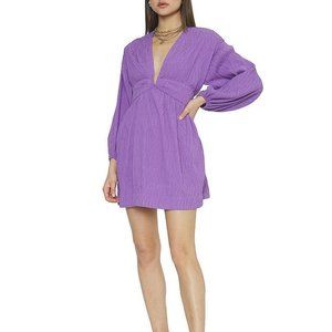 4SI3NNA Women's Aurelie Dress (Small, Purple)